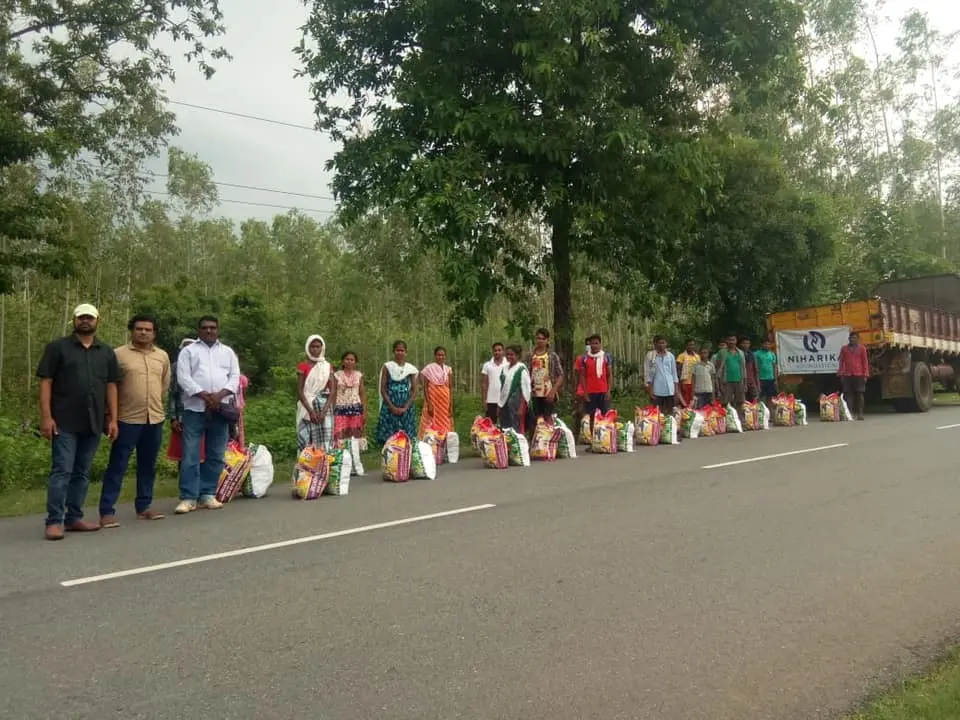 niharika foundation food distribution